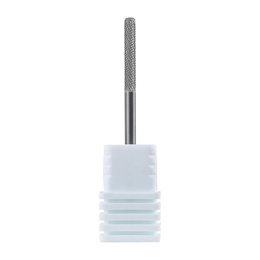 Nail Drill Bit Professional Safety Carbide Nature Nail Buffer Drill Bit 3/32” Cuticle Dead Skin Remover,Nail Prepare Bit Nail Bed File Manicure Two Way Rotate for Home Salon,3XF-Flat