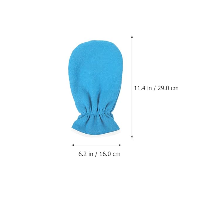 Healifty Exfoliating Gloves Dead Skin Cell Remover Moisturizing Spa Gloves for Hand Care Reusable Washable Gloves for Home and Professional Use