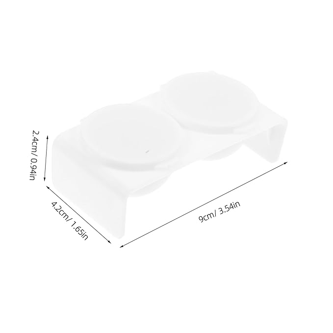 Nail Dappen Dish Lid Double Cup Nail Soaking Bowl Brush Cup Monomer Dish