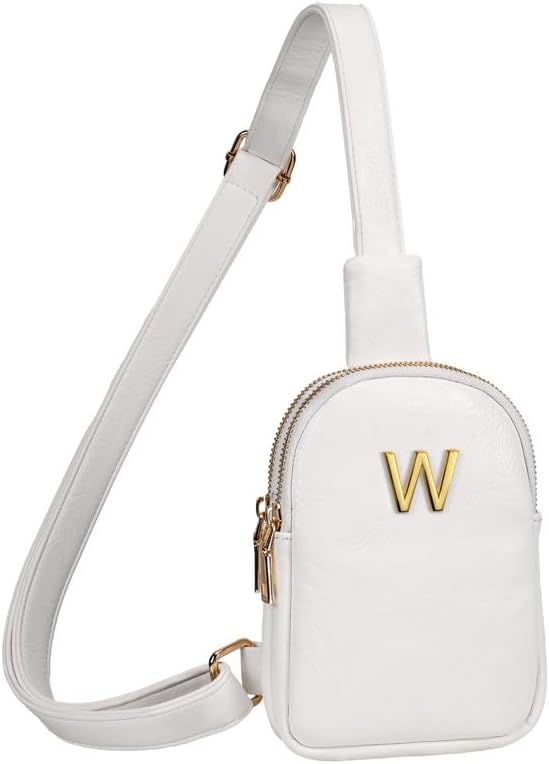 Bachelorette Party Wedding Gifts, Initial Lightweight Crossbody Phone Purse, Mini Shoulder Bag, Birthday Gifts for Women Girls, Cute Trendy Stuff for Besties Friends Bridesmaids Teachers