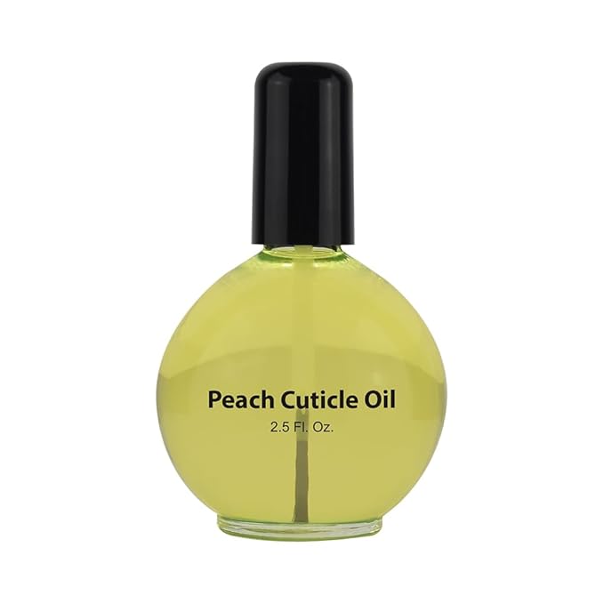 PRO NAIL - Cuticle Revitalizing Oil for Nails, Peach, 2.5 Oz - Professional Strength, Pedicure and Manicure - Moisturizes and Strengthens Nails and Cuticles - Soothing and Nourishing
