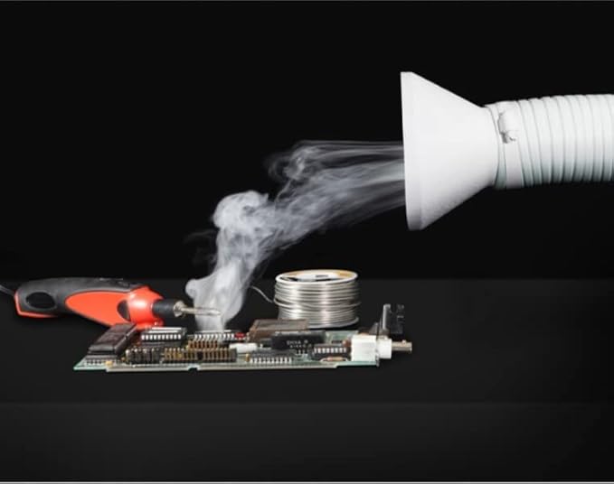 Extract-All Compact Dust & Smoke Extractor - 350 CFM, Portable Dust Remover with Suction Hose for Wire Stripping, Jewelry Buffing, Sanding, Dental Grinding, Welding