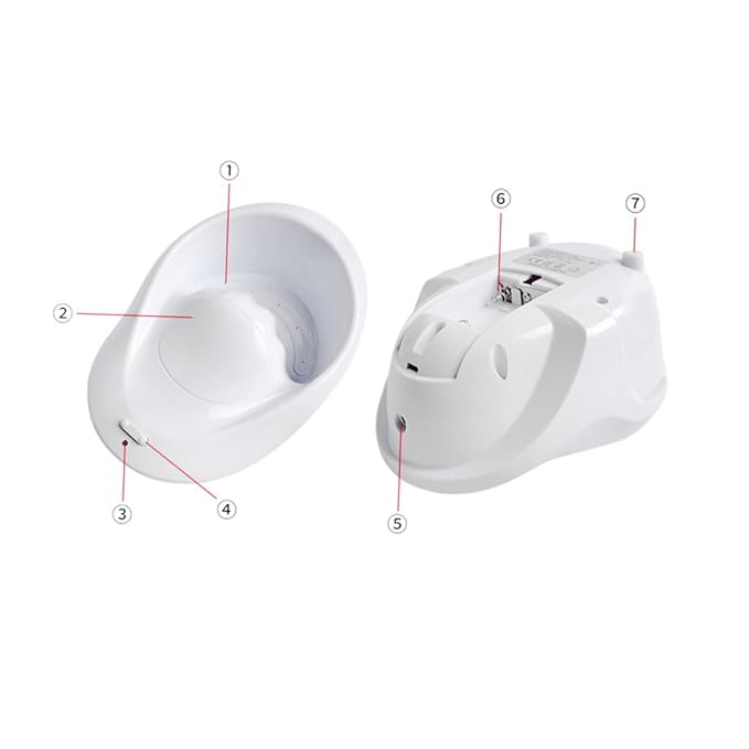 Electric Nail Soaking Bowl Nail Spa Machine Manicure Bowl for Hands Battery Operated