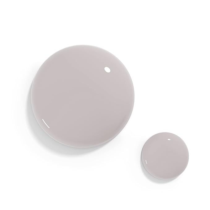 duri Nail Polish, 785 Let It Snow, Light Grey Pastel, Full Coverage, Glossy Finish, Fast Drying, Easy to Apply, 0.45 Fl Oz