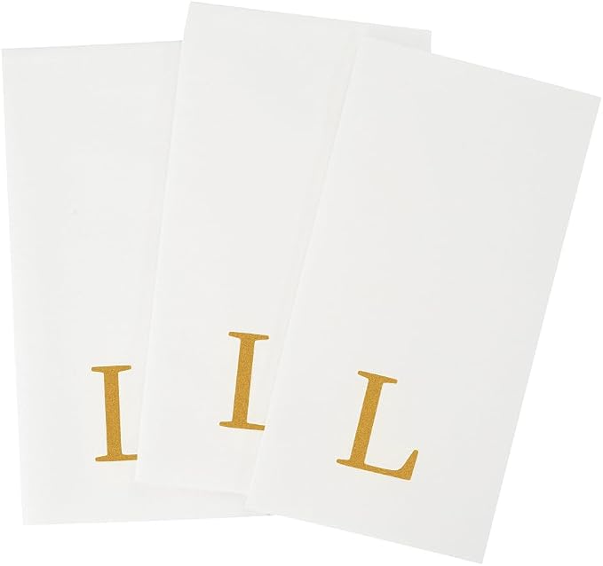 Luxenap 15.8 X 7.9 Inch Linen-Feel Guest Towels, 50 Lettered Hand Towels - Image 11