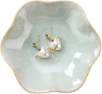 2PCS Ring Holder Dish, Small Key Bowl, Ceramic Trinket Tray Jewelry Dish - Image 7