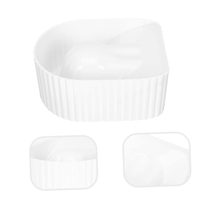 Mikinona Nail Soaking Bowl Manicure Soak Off Tool for Gel Polish Removal for Home Salon Use Provides Relaxing Nail Spa Experience Design for Long-term Use