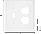 Modern Edge Decorative Wall Plate Switch Plate Outlet Cover, Durable Solid Zinc - Image 7