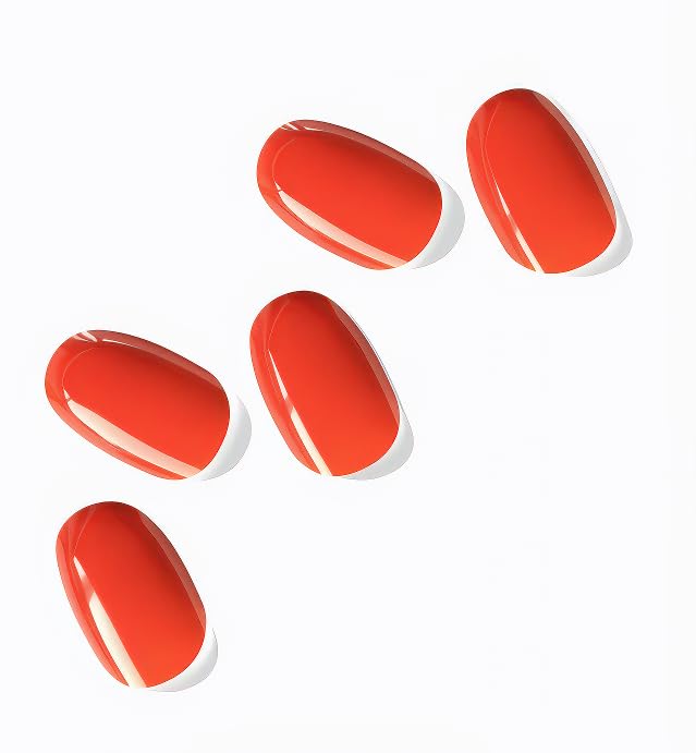 NOVA, Female Founded, Semi Cured Gel Nail Strips (Starfruit) - The 10 Minute Manicure. Salon-Quality, Works with Any Nail Lamp, Easy to Apply & Remove - Incl. Nail File & Wooden Stick (Starfruit)