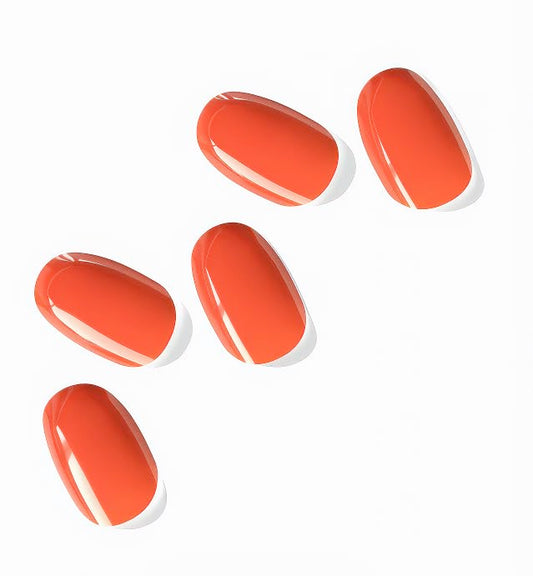 NOVA, Female Founded, Semi Cured Gel Nail Strips (Starfruit) - The 10 Minute Manicure. Salon-Quality, Works with Any Nail Lamp, Easy to Apply & Remove - Incl. Nail File & Wooden Stick (Starfruit)