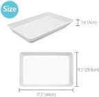 Serving Tray Platter, 17.5'' x 11.5'' x 1.6'', Food Trays - Image 2