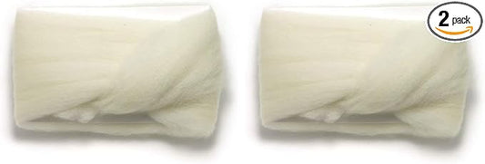 Lambs Wool for Feet Super Soft Cushioning and Toe Seperator - 3/8 oz - Lambs Wool for Toes for Hiking, Dance, Walking and Running - 4 Pack