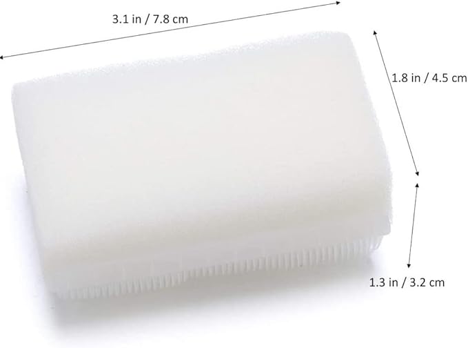 2pcs Disposable Surgical Scrub Brush Sterile Sponge Brushes with Nail Clippers Blister Packing Surgical Brushes Hands Cleaning Scrubber Double-Sided Cleaning Scrub Brush