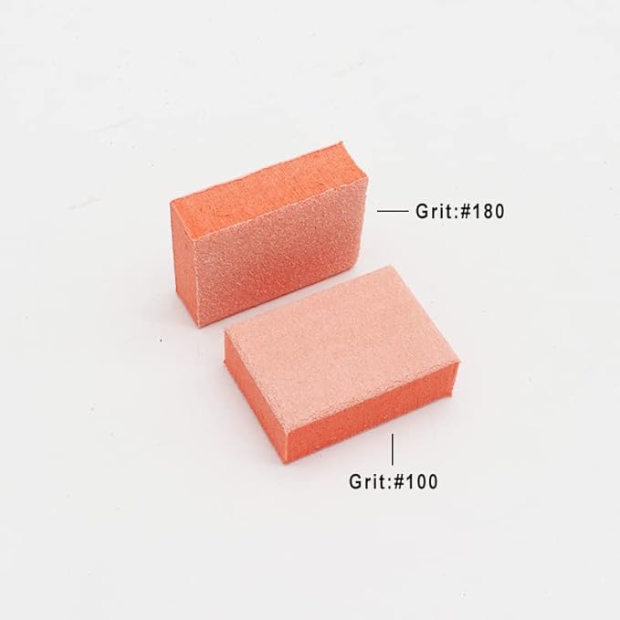Nail Mini Orange Buffer Block File 100/180 Grit 2 Sided (130 Count)