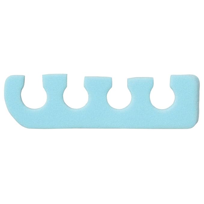 ForPro Professional Collection Comfy Toe Separators, Assorted Colors, Luxurious Foam Pedicure Toe Separators, Individually Wrapped, 24-Pairs