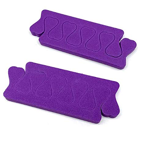 10 Pcs Soft Foam Finger Toe Separator Nail Art Manicure Pedicure Tools, Random Color