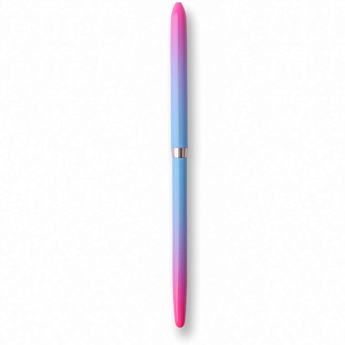 SILPECWEE 1Pc UV Gel Nail Ombre Brush Kolinsky Alloy Handle Nylon Hair Nail Art Gradient Painting Drawing Pen Manicure Brush Tools