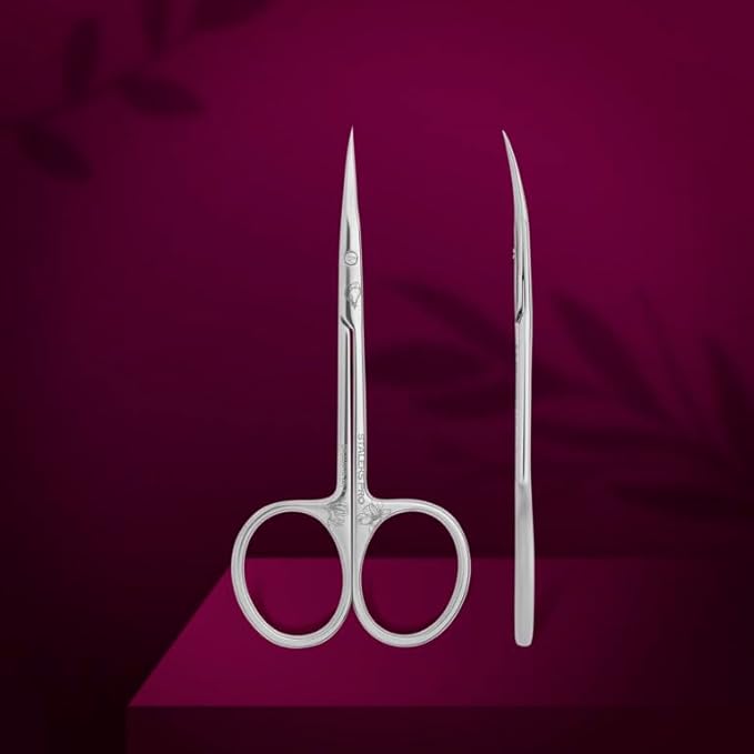 Staleks Exclusive 22 Type 1 Cuticle Scissors (Magnolia) – Straight Handles and Classic Curved Blades