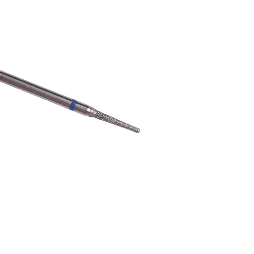 MZCMSL 6pcs Needle Shaped Cuticle Drill Bits for Manicure Under Nail, 3/32 shank Diamond Nail Bit
