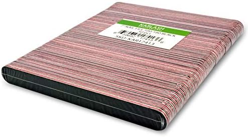 Karlash Professional Double Sided Emery Board 7" Black Nail File 100/100 50pcs