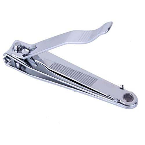 2PCS Professional Nail Clippers, Stainless Steel Fingernails & Toenails Clippers Nail Cutter and Nail File Grooming Kit for Men and Women