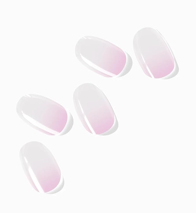 NOVA, Female Founded, Semi Cured Gel Nail Strips (Pardon My French) - The 10 Minute Manicure. Salon-Quality, Works w/Any Nail Lamp, Easy to Apply - Incl. Nail File & Stick (Pardon My French)