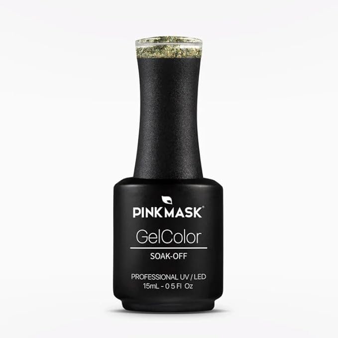 PINK MASK Gel Color Nail Polish Dumbo - Col. New York Ii 15ml / o.5 oz - UV/LED Gel Polish, Non Wipe, Long Lasting, Soak Off Formula