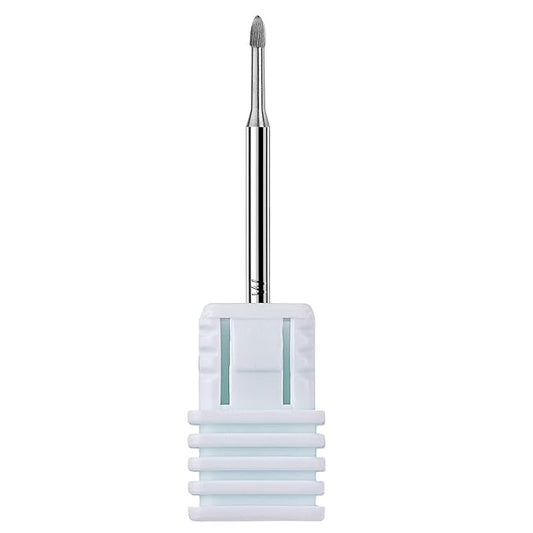 Makartt Nail Drill Bits:3/32" Safety Tungsten Carbide Cuticle Remover Drill Bit Professional Under Nail Cleaner Dead Skin Prepare for Electric Nails File Machine,Manicure Salon Supply