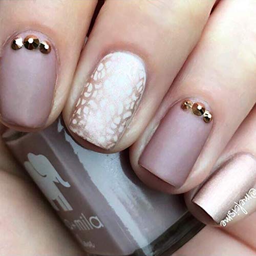 ella+mila Professional, Quick Dry, Long-Lasting & Chip-Resistant Pink Nail Polishes (Sugar Fairy - 0.45 fl oz)