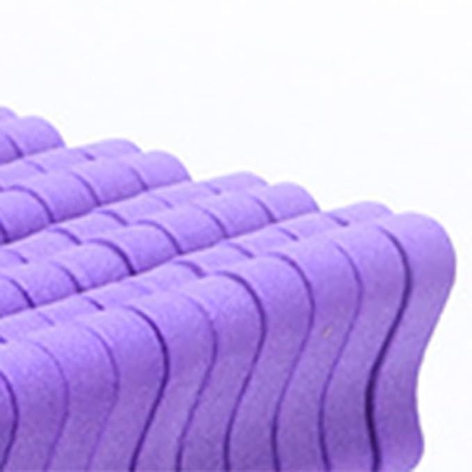 100PCS Sponge Toe Separator, Soft Toe Spreader Nail Art Finger Separator Divider Spacer Manicure Pedicure Tool for Nail Polish Salon Supplies (Purple)