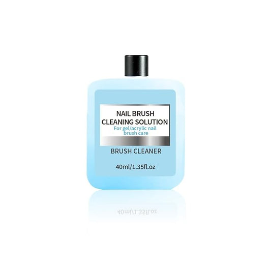 Nail Brush Cleaner 40ml Cleaner Efficient Nail Cleaner for Acrylic Nails Professional Brush Cleaner for acrylic Clean and Maintain Your Nail Brushes with Cleaning Solution