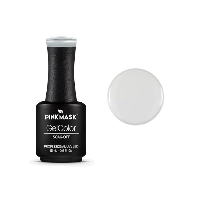 PINK MASK Gel Color Nail Polish Interstellar 15ml / o.5 oz - UV/LED Gel Polish, Non Wipe, Long Lasting, Soak Off Formula