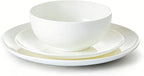 6-Piece Bone China Dinnerware Set by KINGSTONE