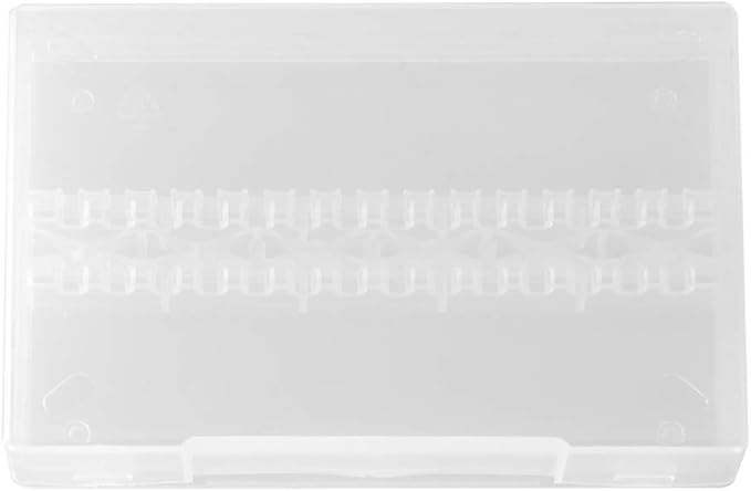 Nail Drill Bit Case, Nail Drill Bit Holder Stand Display Organizer 14 Holes Empty Nail Grinding Organizer Case Nail Art Polishing Grinding Drill Bit Holder Manicure Tool for Home Nail Salon Use