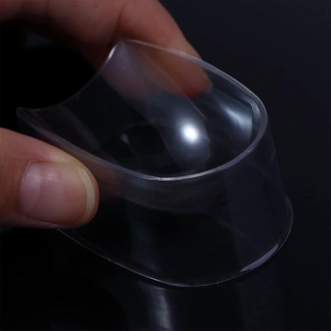 Leadigol Dipping Bowls Transparent Nail Dipping Trays Nail Dust Box Manicure French Dip Nail Powder Box