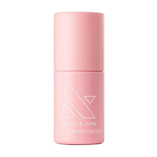 Olive & June Nail Strengthener | Heals & Conditions Weak, Brittle Nails | Up to 77% Increase in Strength | Prevents Peeling & Ridges | Celery Seed + Flora Complex | Vegan, Cruelty-Free Nail Treatment