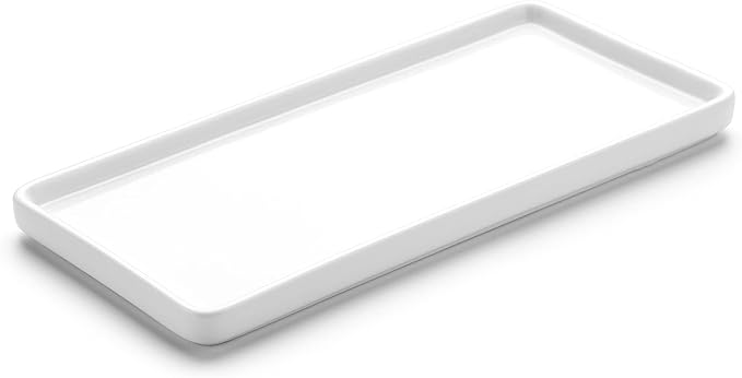 Gurygo 10" Ceramic Vanity Tray for Bathroom Counter by FocusonHomeKitchen