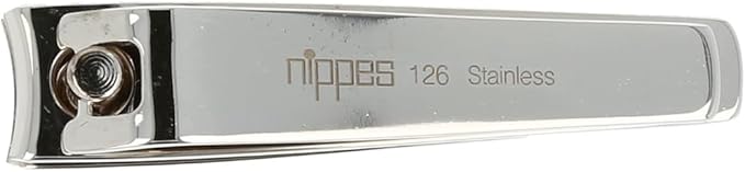 Nippes Professional Nickel Plated Fingernail Clipper - for Finger, Toenail, Cosmetics - Quality Handmade in Solingen Germany - Professional Grade - Ergonomic Hand Grip - Sharp and Safe Design