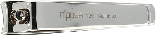 Nippes Professional Nickel Plated Fingernail Clipper - for Finger, Toenail, Cosmetics - Quality Handmade in Solingen Germany - Professional Grade - Ergonomic Hand Grip - Sharp and Safe Design