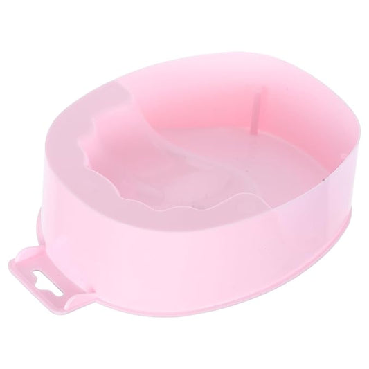 Nail Soaking Bowl, Manicure Bowls Soak Off Tray Bowls Nail Art Tool Nail Remover Tool Nail Care Bowl for Salon Home (Pink)
