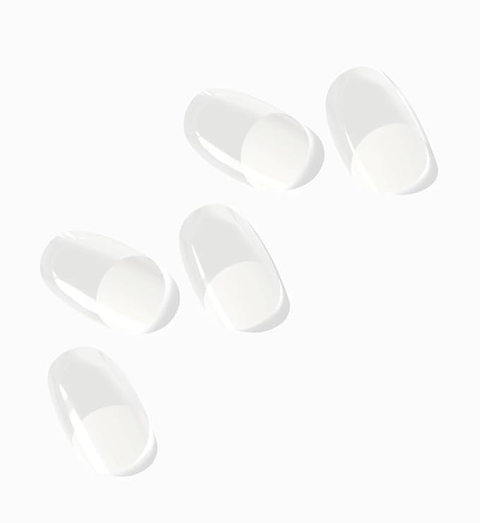 NOVA, Female Founded, Semi Cured Gel Nail Strips (Jolie) - The 10 Minute Manicure. Salon-Quality, Works with Any Nail Lamp, Easy to Apply & Remove - Incl. Nail File & Wooden Stick (Jolie)