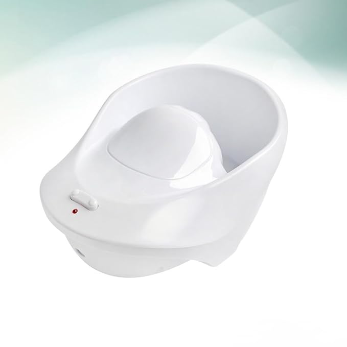 Healifty Electric Nail Bubble Spa Hand Bowl for Manicure and Polish Soak off with Massage Function 8.07X5.7X3.54 Inches for Home and Salon Use