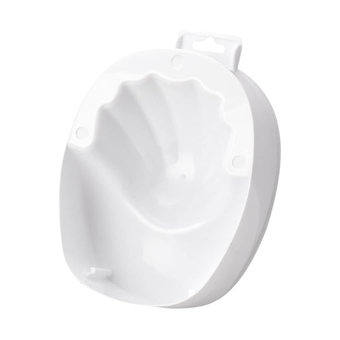 1pc Single-layer Nail Care Bowl Rectangular Soaking Bowl for Nail Art and Cuticle Treatment Manicure Tool White