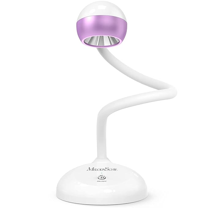 MelodySusie 2 in 1 Gel X Lamp, Cordless Gooseneck Nail Desk Lamp and Flash Cure UV Nail Lamp with Reflector Cup for Flash Curing, Professional Nail Art Tools for Manicure, Salon Use