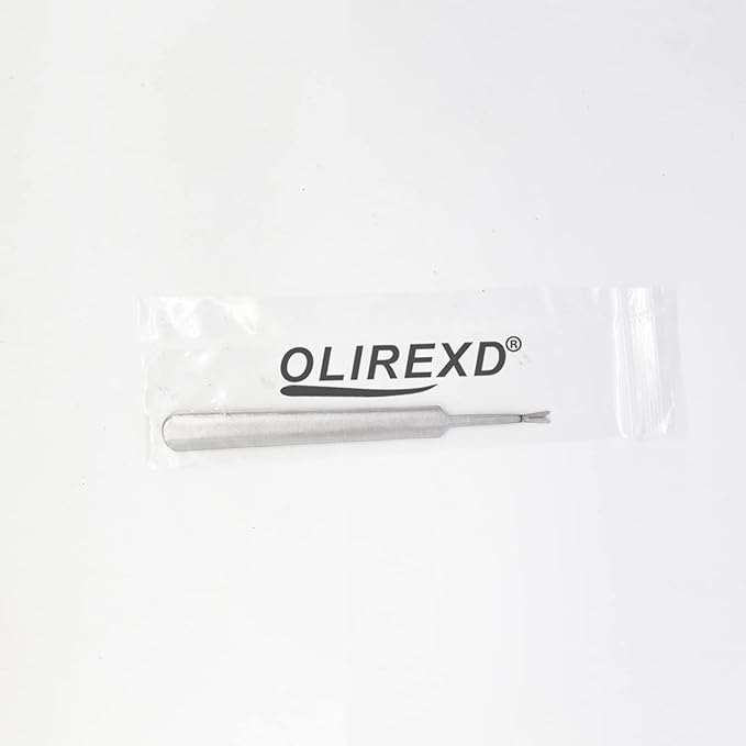 OLIREXD Professional Stainless Steel Cuticle Pusher Trimmer Remover Dead Skin Hangnails Nails Cleaner Scissors Remover Nipper Clipper/Nail Art Manicure Tool for Adult, Silver