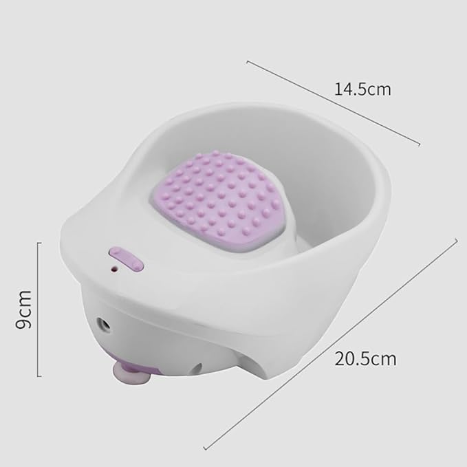 Electric Manicure Bowl with Vibration Large Water Reservoir Nail Soaking Bowl for Dead Skin Removal Nail Polish Remover Hand Massage Soak and Relaxation