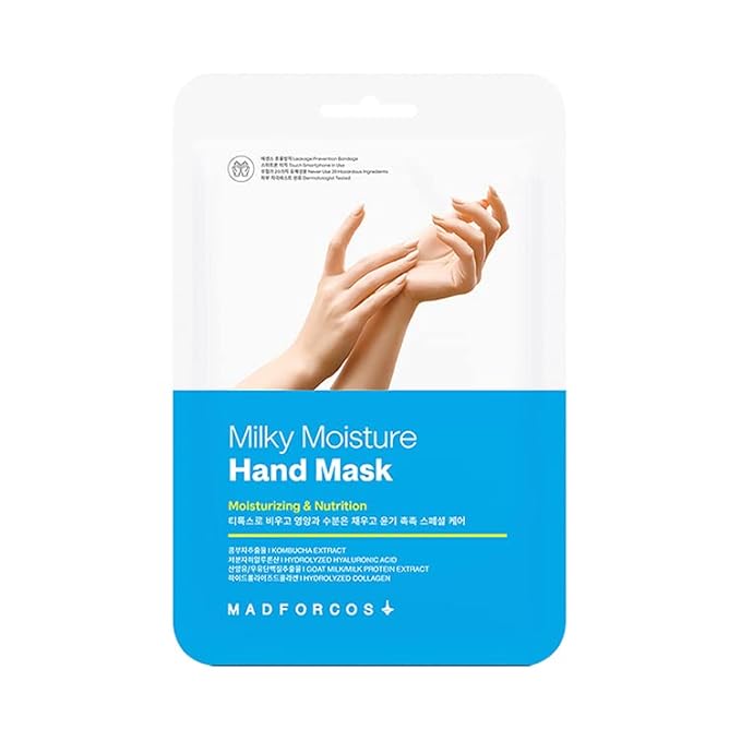 Milky Moisture Hand Mask – Hydrating Gloves for Dry Hands | 5 or 10 Pairs (5 Pair (Pack of 1)) (10 Pair (Pack of 1))