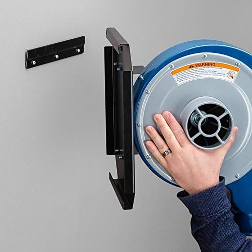 Dust Right Wall Mount Dust Collector – 650 CFM Powerful Air Filtration System – Space Saving Portable Woodworking Tool for Wood Shops, Homes, or More