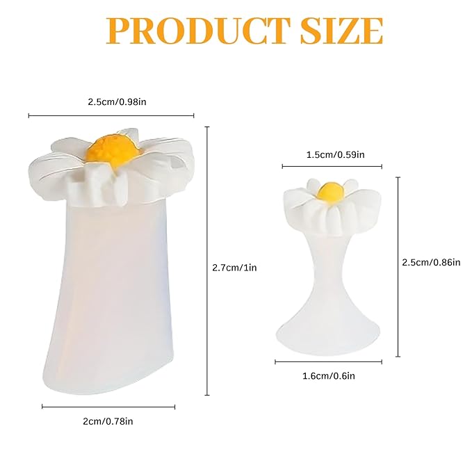 16 Pieces Toe Separators Silicone Daisy Toe Separators for Pedicure Toe Stretcher Nail Polish Art Tools Pedicure Spacers Tools for Nail Salon Toes Dividers