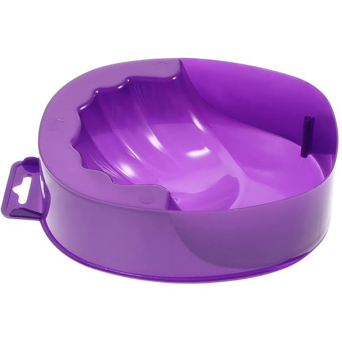 Manicure Soaking Bowls Nail Art Hand Soak Treatment Bowls Soaking Soak Bowl Purple Nail Art Polish Removal Wash Soaker Tray Manicure Spa Tools